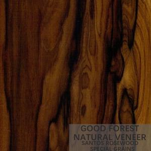 Hotel Rosewood Natural Wood Veneer Of Crown Cut Quarter Straight