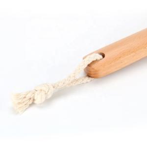 Vegan Sisal Body Dry Brush Detachable Natural Beechwood Long Handle