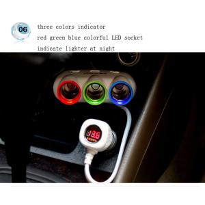 12v car Cigarette lighter socket with led display