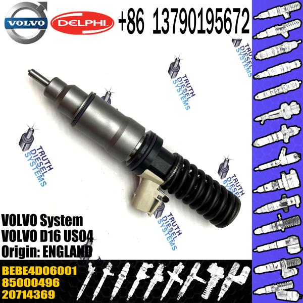 original Diesel Fuel Injector 20714369 BEBE4D06001 BEBE5D32001 85000496 E3.18 for VOL D16 US04 / 3144