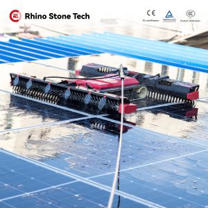 Distance-Operated Robot Cleaning Crawler Solar Panel Dust Buster Solution PV