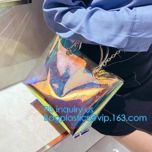 PVC Leisure bag shoulder bag, sports bag, Transparent Tote Bag Clear Shoulder
