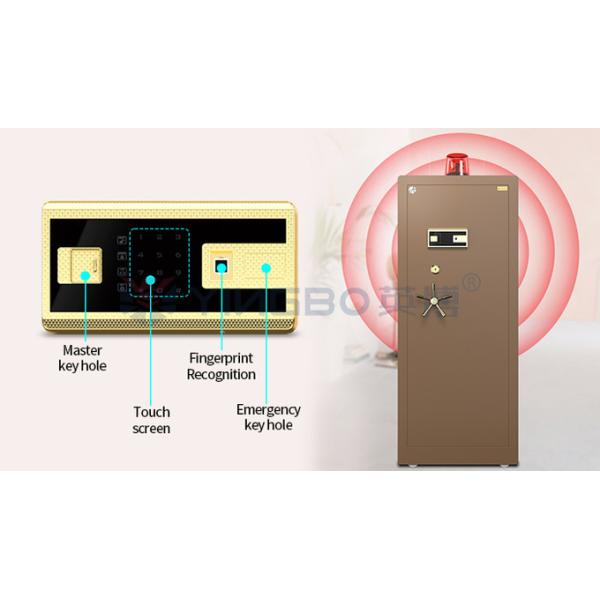 Solid Steel Jewelry Watch Winder Safe Box Biometric Fingerprint Lock