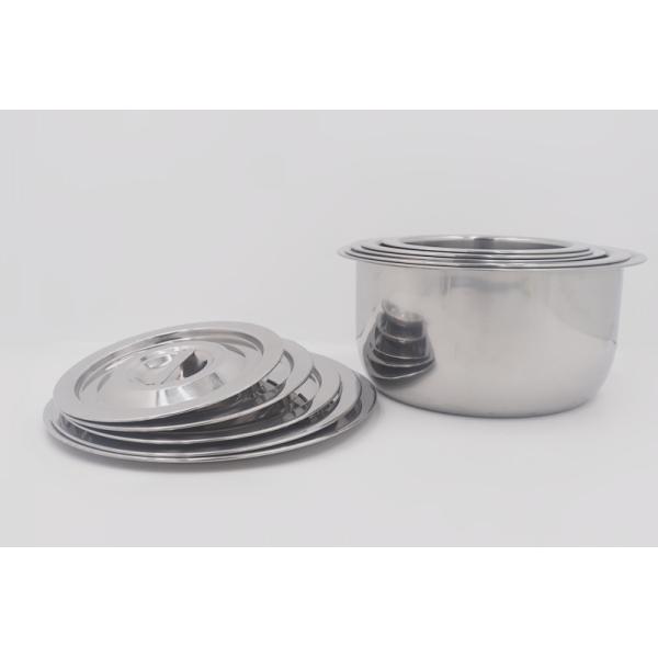 Buy 8pcs Travel Camping Outfit Cooking Sets Stainless Steel Stock Pot at wholesale prices