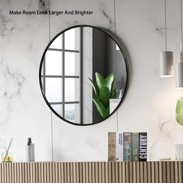 Home Decor Metal Mirror Frame Aluminium Alloy Profile Anodized Round Shape
