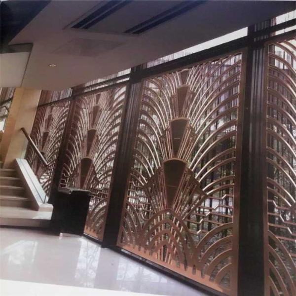 Buy CNC laser cutting panel screen metal decoration material for luxury architectural and interior projects at wholesale prices