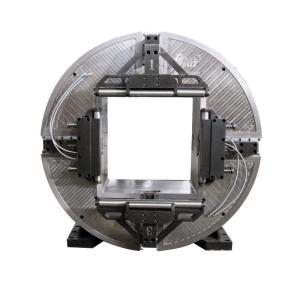 Large Size Square Hollow 230 520 Mm Laser Pneumatic Rotary Chuck For Laser Tube