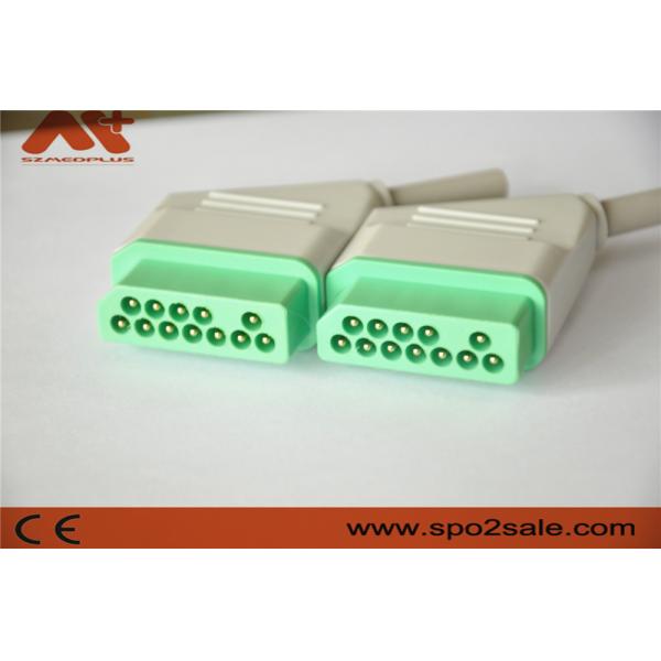 Buy ECG Connector for Nihon Kohden Patient Monitor, Green, Nylon Adaptor, 12 Pin at wholesale prices