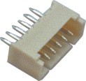 Quality Male 1*6P Wafer Wire To Board Connector Housing 1.0AMP 180°DIP for sale