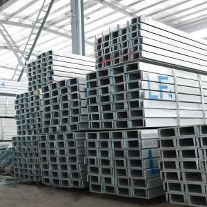 A283 Galvanized Steel Channel ASTM SS400 Hot Dip C Shaped
