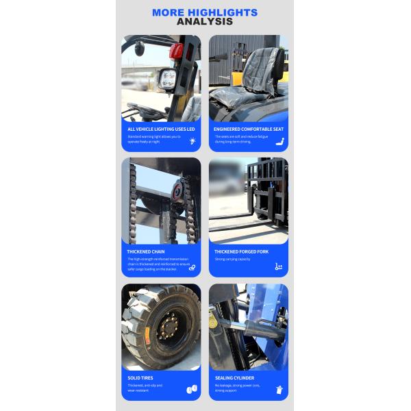 HOT Factory Sale 2ton 3ton 5ton Fork Lift Lithium Battery Forklift Truck Electric Forklift