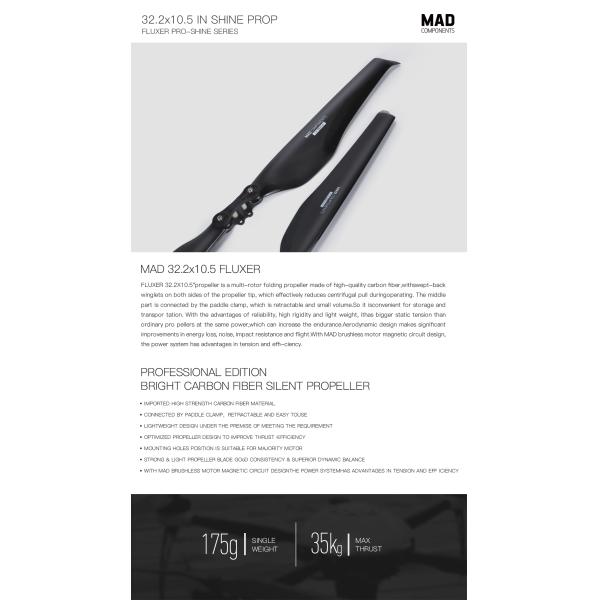 32.2X10.5 Inch FLUXER PRO Propeller
