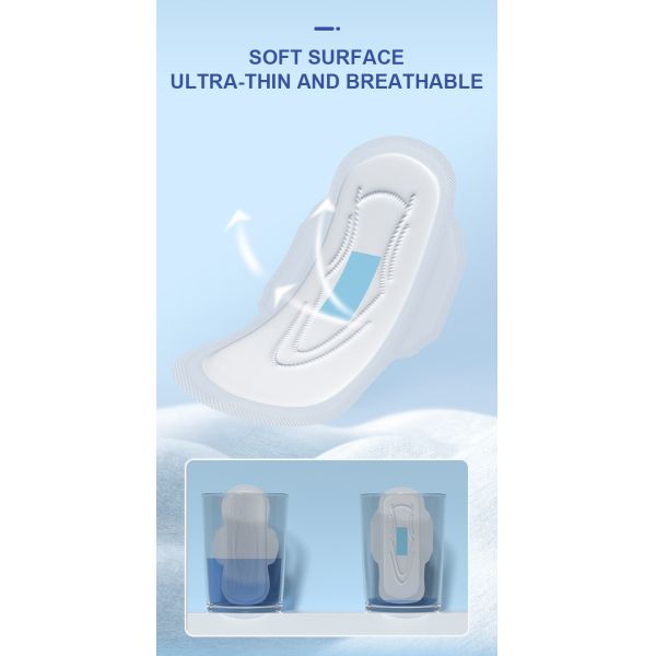 290mm Naval Girl Sanitary Pads for Night Used Disposable Sanitary Pads Ladies Pads