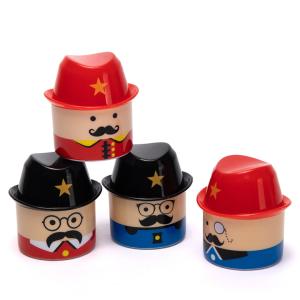 Child Safe Beard Man Cartoon Pencil Sharpener Anti Swallow