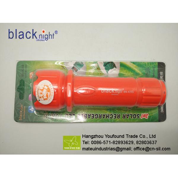BN-425S Solar Power LED Torchlight Outdoor Indoor Rechargeable Flashlight