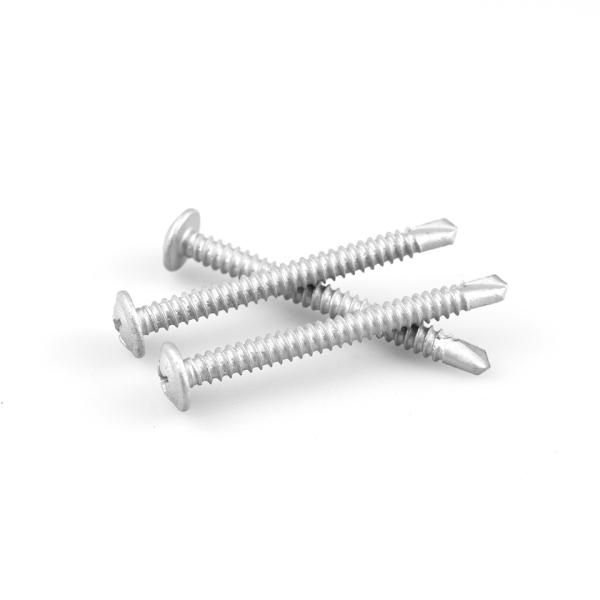 M5.5x60mm Stainless Steel Bi-Metal Self Drilling Screw Phillips Wafer Head Bimetal Screw