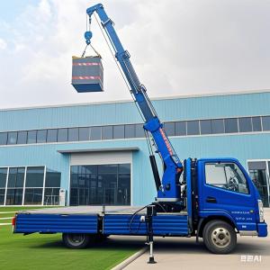 Factory Price Folding Knuckle Boom Crane with Remote Control Mini Truck Crane