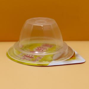 Takeaway Plastic Yogurt Dessert Cup 25ml Disposable 46mm Pet Milk