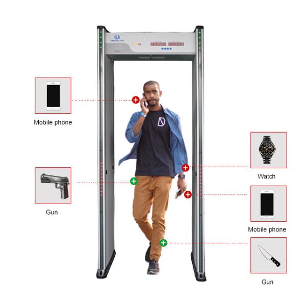 Multi Zone Full Body Airport Metal Detectors For Security System