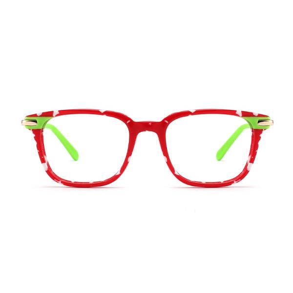 Buy CE certification Children Eye Glasses Lightweight , Square Acetate Glasses Frame at wholesale prices