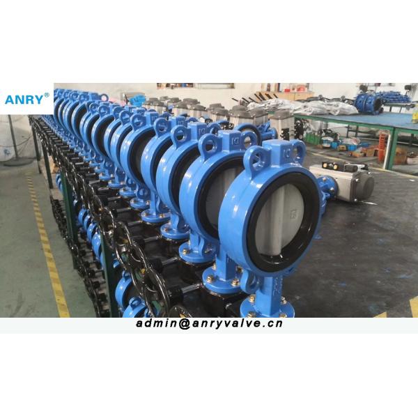 Water Stainless Steel Butterfly Valve SS304 Disc PN16 Wafer Type Butterfly Valve