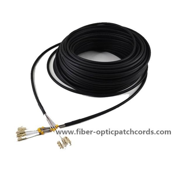 Tactical DLC To DLC 4 Fiber Fiber Optic Patch Cord Outdoor Base Station RRU CPRI