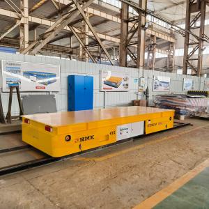 Quality PLC Battery Operated Transfer Trolley 10T Steel Rebar Transfer Cart for sale