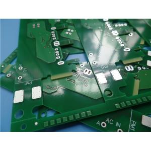 Immersion Silver PCB On 1.0mm 2 Layer Copper for USB Charger with green