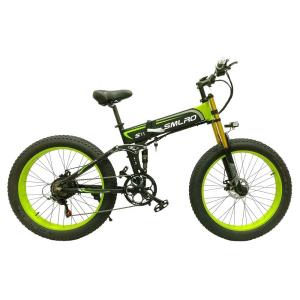 1kw Motor Folding Fat Tyre Electric Bike , ODM Electric Assist Mountain Bike