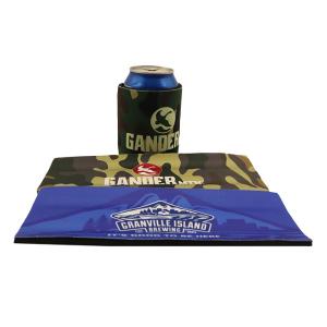 3mm Spring Personalized Beer Koozies , Picnic Beer Can Cooler Sleeve