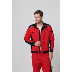 Outside 250gsm Mens Work Uniforms Microfleece Inside Spring Work Jackets