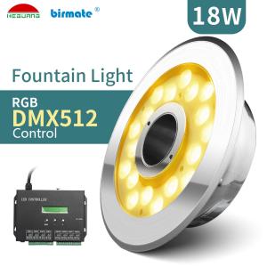 710ma RGB DMX512 Waterproof Led Underwater Lights SMD3535 18W