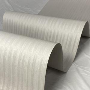 Sturdy Harmless Engineered Wood Veneer Grain Laminate Sheet Length 250cm
