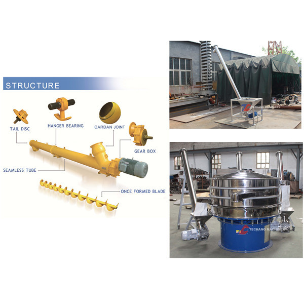 Buy Mobile Stainless Steel Food Grain Screw Feeder Conveyor at wholesale prices