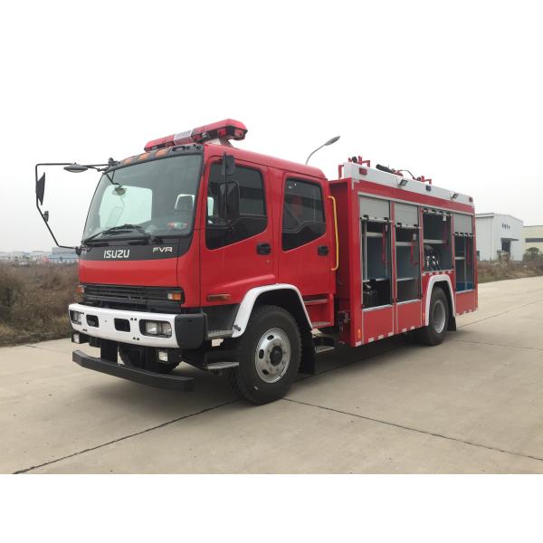 Buy ISUZU 6 TON City Main Foam Fire Truck 177kw ENGINE at wholesale prices