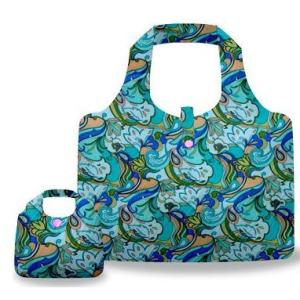 polyester shopping bag with logo print