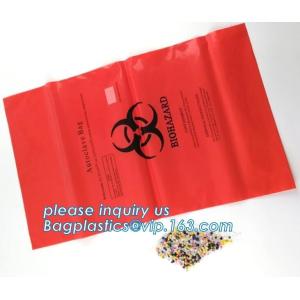 autoclavable Biohazard Collection Bags, 40 Gallon Biohazard Garbage Bag, ldpe