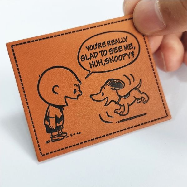 Wholesale Customize Embossed Leather Patch PU Leather Patches Embossed Garment