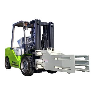 Montacargas 4 Ton Diesel Forklift with Bale Clamp Attachment and Lifting Height