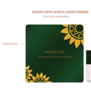 Private Label Facotry Manufacturing Makeup Loose powder Makeup setting white