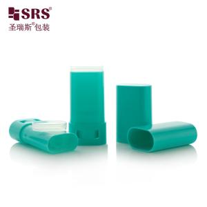 15ml 20ml Empty Oval Shape Pocket Size Sunscreen Balm Stick Deodorant Container