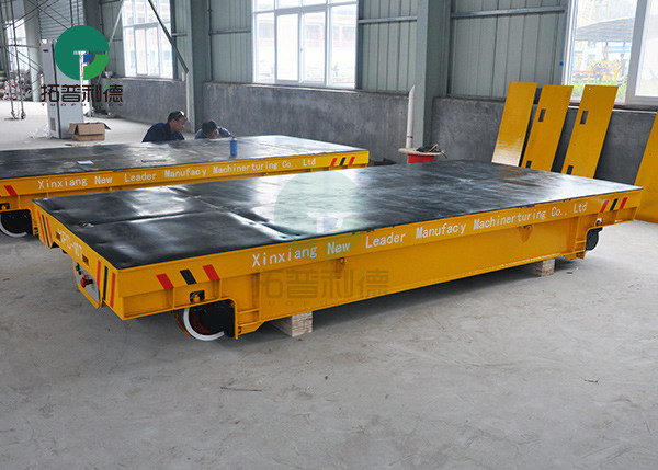 10 Ton Rail Powered Motorized Inter Bay Slab Transfer Cars For Material