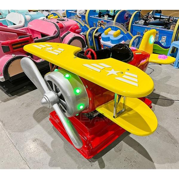 Propeller Big Plane Amusement Equipment Battery Car Fiberglass Kids Ride