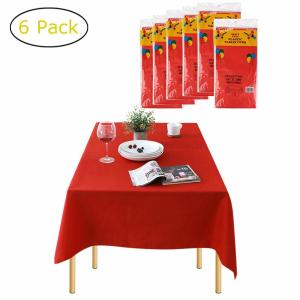 100% Biodegradable custom dinning table cover disposable plastic table cloth