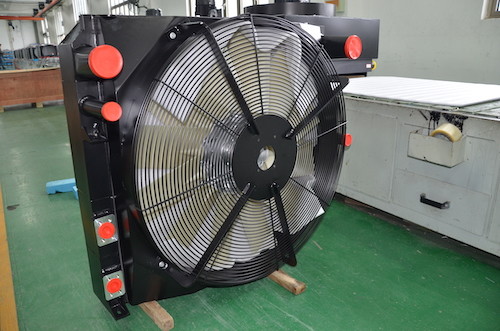 Buy Heavy duty bar & plate air to air Heat Exchanger with fan cooling kit for Agriculture Machinery at wholesale prices
