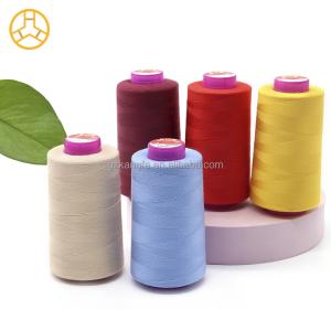 Low Moq 40/2 5000yds Polyester Sewing Thread For Machine Sewing With 100%