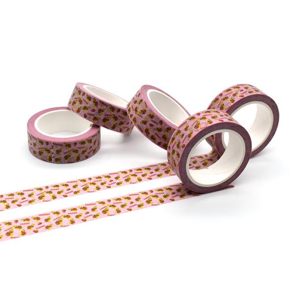 Width 10mm Single Sided Acrylic Adhesive Washi Tape With No Residue