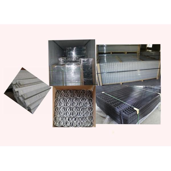 Anti Climb Garden Mesh Fencing Green Wire Panel For Public Grounds