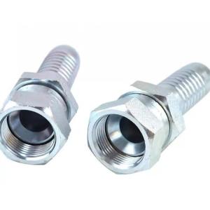 Jic Standard Model NO. 26711 Hydraulic Female Hose Nipple Fitting 74 Degree Cone Seat