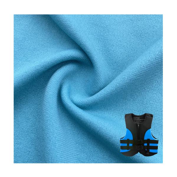 Buy 75D Knitted Polyester Fabric Waterproof Moisture Wicking With Elastine at wholesale prices